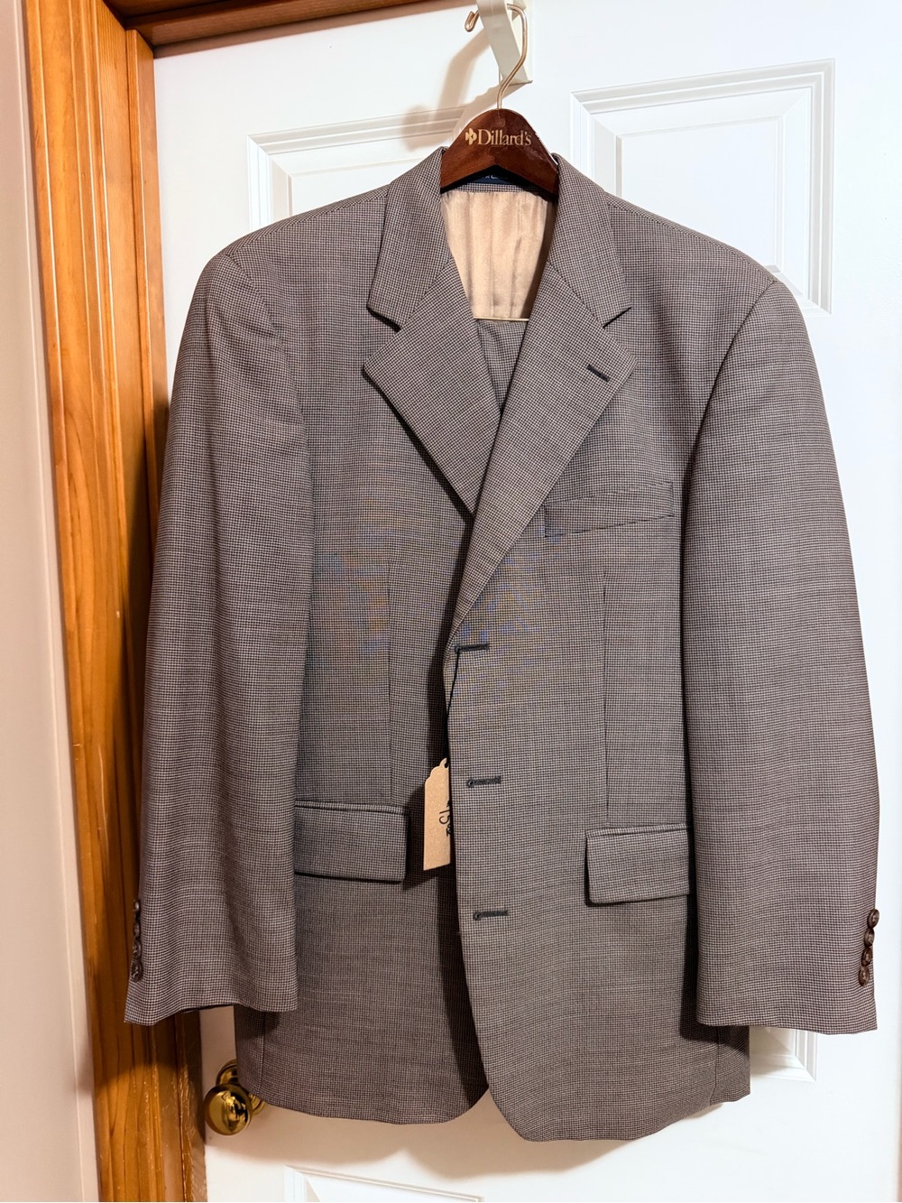 Ralph Lauren Men's Two-Button Tan Wool Blend Suit Jacket